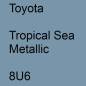 Preview: Toyota, Tropical Sea Metallic, 8U6.